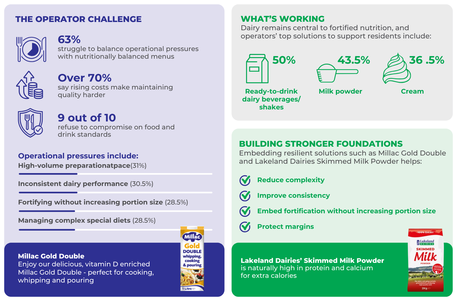 Infographic - website landing page banner